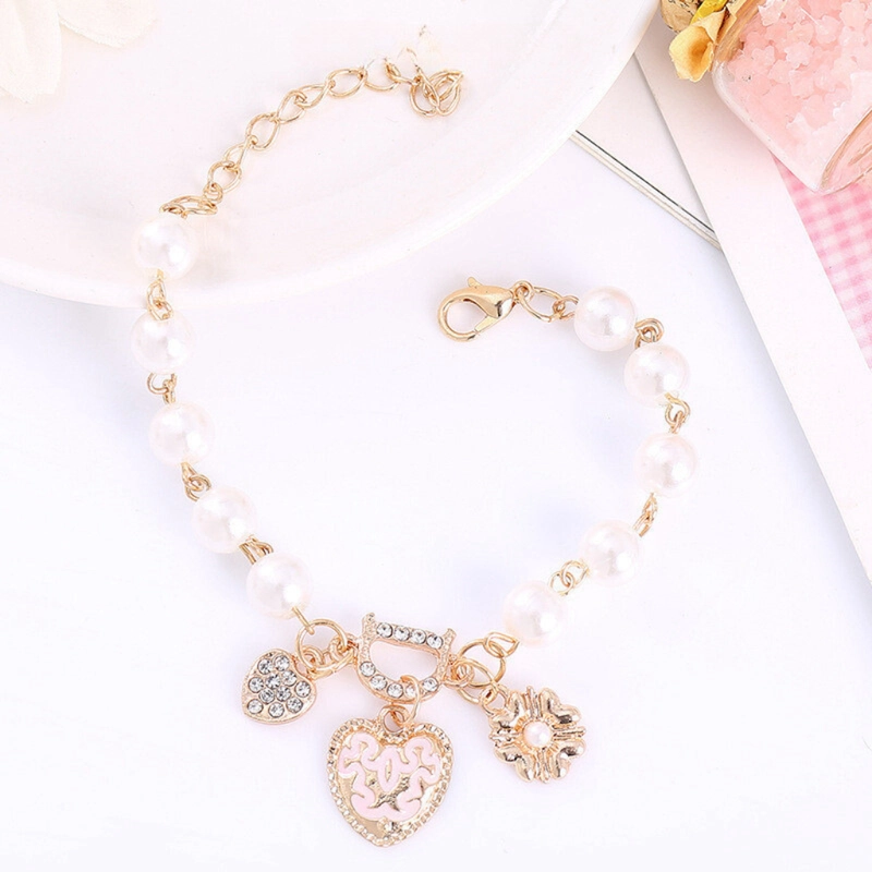 Product image KAHASIL - Gelang Titanium Wanita Barcelet Anti Karat Luntur Aksesoris Fashion Mutiara KH015 all variant White Gold